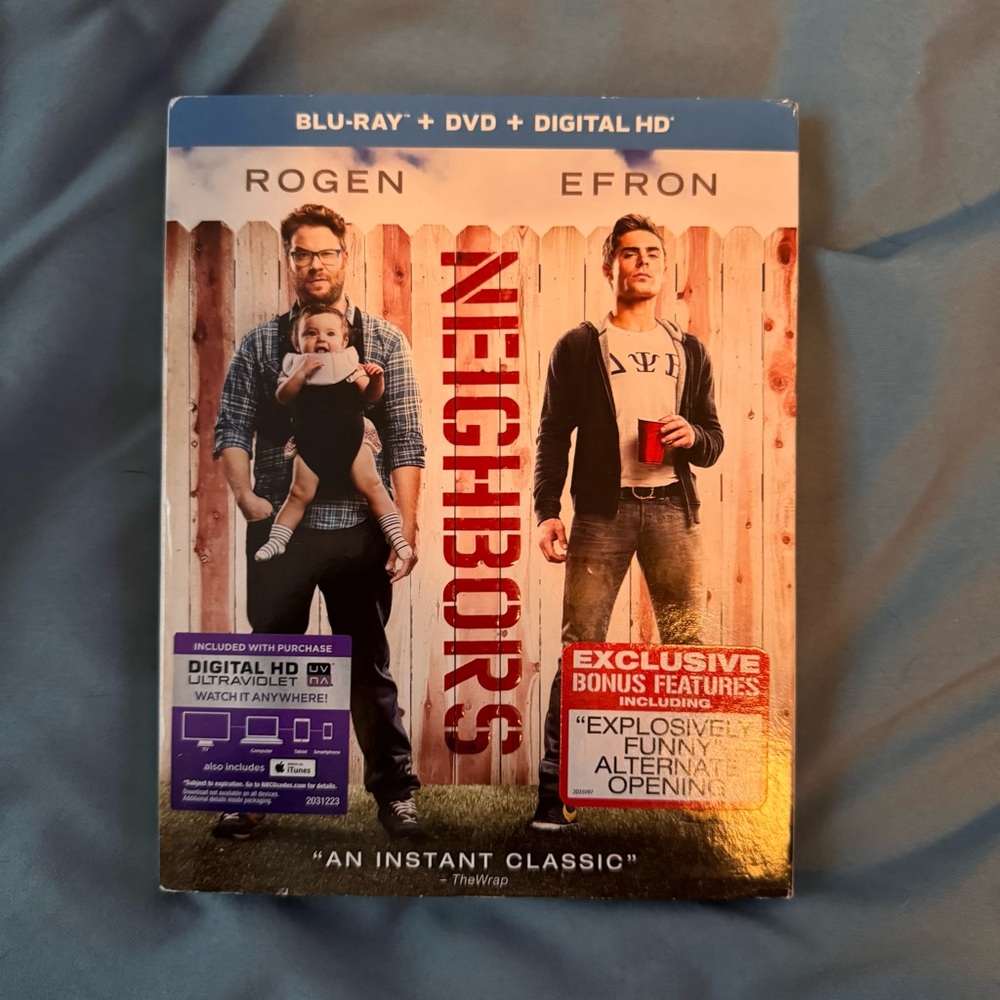 Neighbors (Blu-ray, 2014) w/ Slip Cover DVD Tested Working